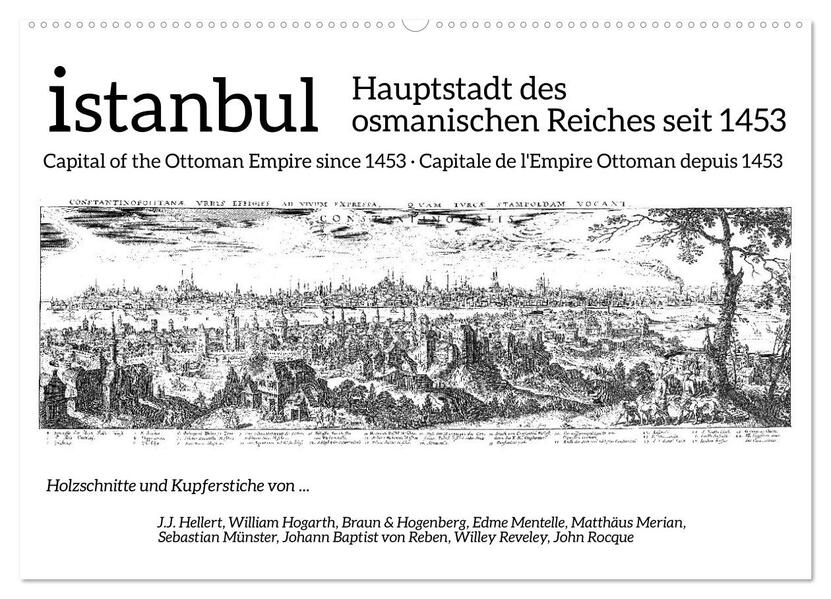 Istanbul - Hauptstadt des osmanischen Reiches seit 1453 (Wandkalender 2026 DIN A2 quer) CALVENDO Monatskalender