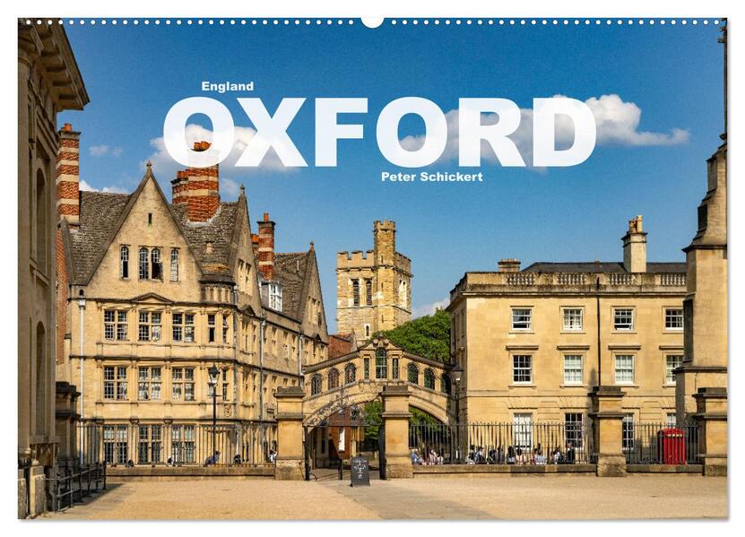 England - Oxford (Wandkalender 2026 DIN A2 quer) CALVENDO Monatskalender