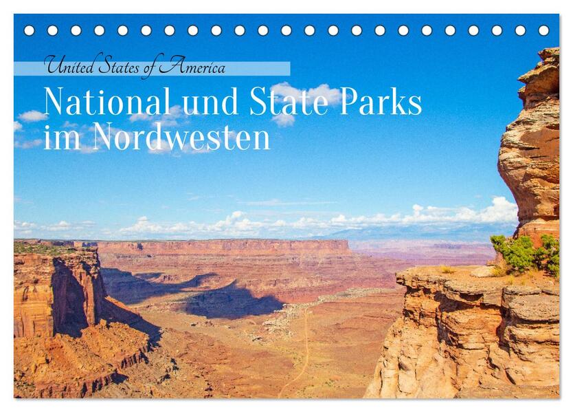 USA - National und State Parks im Nordwesten (Tischkalender 2026 DIN A5 quer) CALVENDO Monatskalender