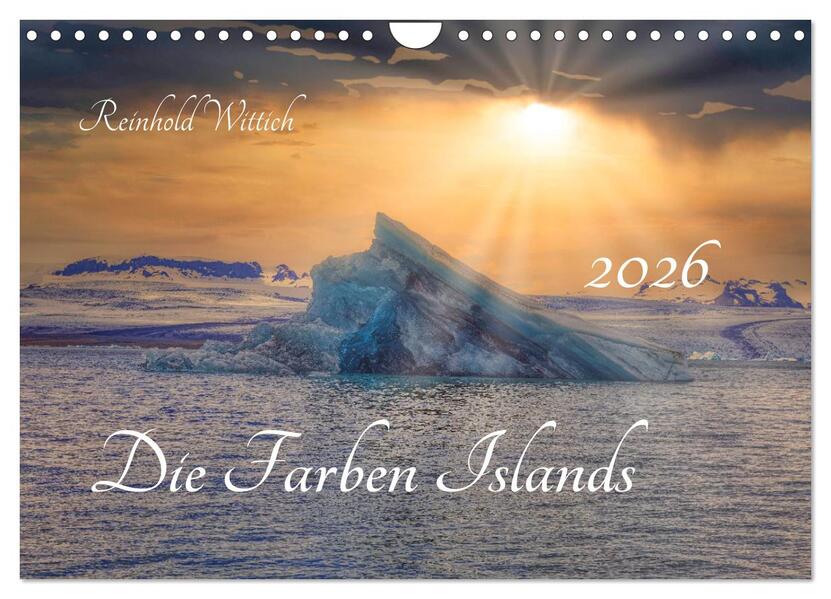 Die Farben Islands (Wandkalender 2026 DIN A4 quer) CALVENDO Monatskalender