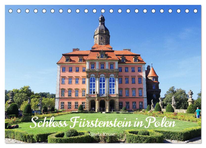 Schloss Fürstenstein in Polen (Tischkalender 2026 DIN A5 quer) CALVENDO Monatskalender