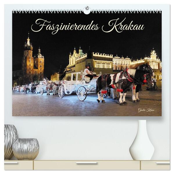 Faszinierendes Krakau (hochwertiger Premium Wandkalender 2026 DIN A2 quer) Kunstdruck in Hochglanz