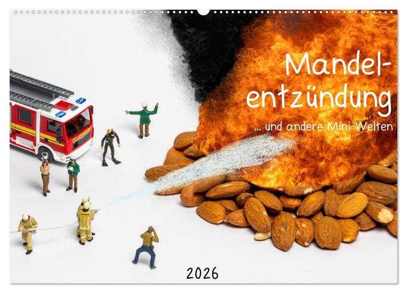 Mandelentzündung ... und andere Mini-Welten (Wandkalender 2026 DIN A2 quer) CALVENDO Monatskalender