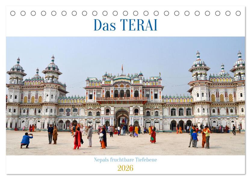 Das TERAI Nepals fruchtbare Tiefebene (Tischkalender 2026 DIN A5 quer) CALVENDO Monatskalender