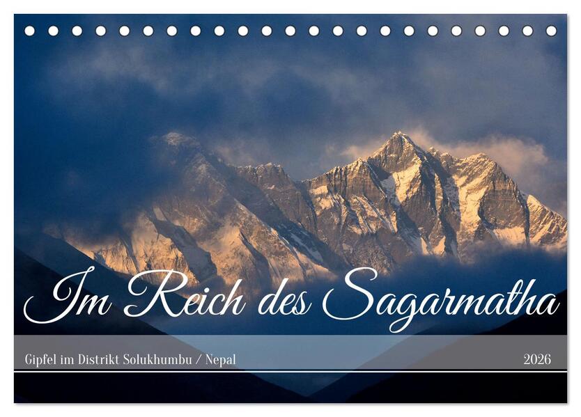 Im Reich des Sagarmatha (Tischkalender 2026 DIN A5 quer) CALVENDO Monatskalender