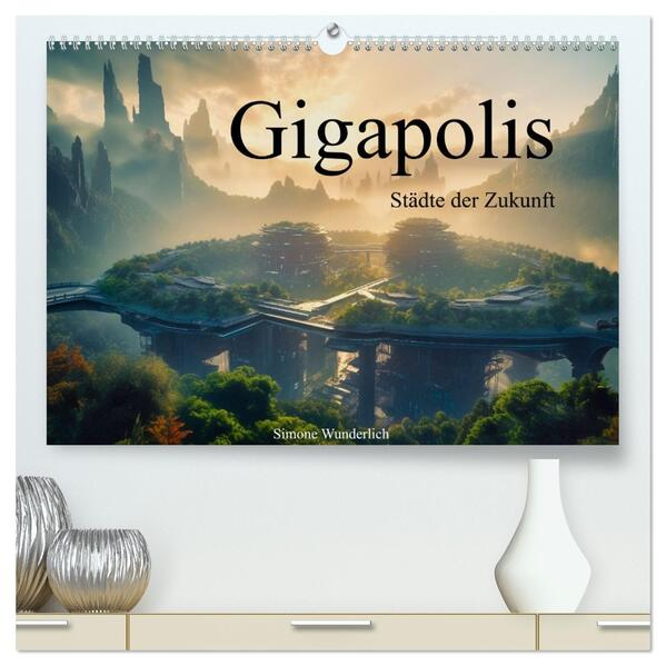 Gigapolis (hochwertiger Premium Wandkalender 2026 DIN A2 quer) Kunstdruck in Hochglanz