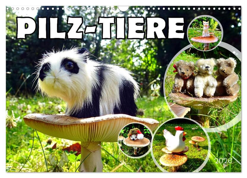 Pilz-Tiere (Wandkalender 2026 DIN A3 quer) CALVENDO Monatskalender