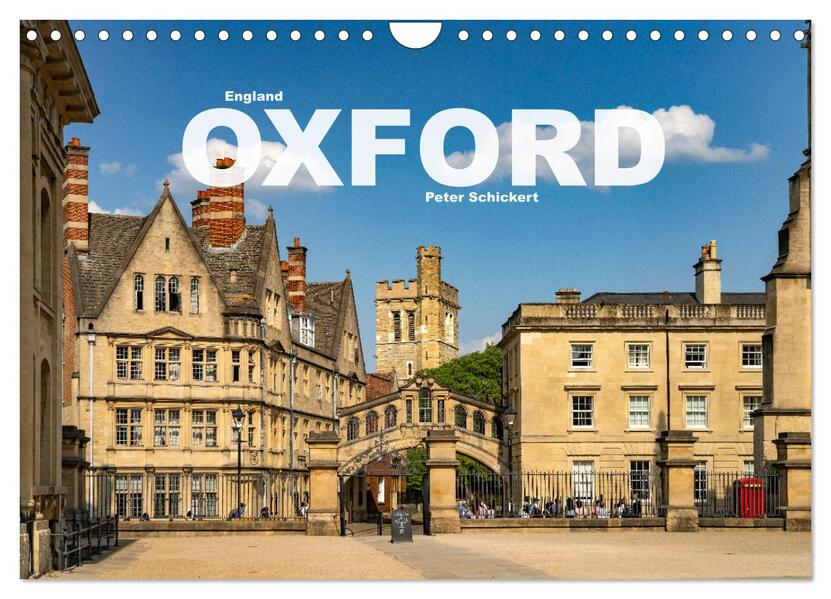 England - Oxford (Wandkalender 2026 DIN A4 quer) CALVENDO Monatskalender