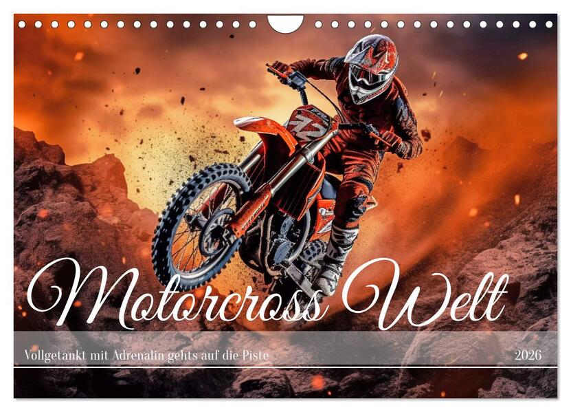 Motorcross Welt (Wandkalender 2026 DIN A4 quer) CALVENDO Monatskalender