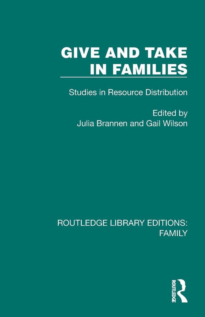 Give and Take in Families