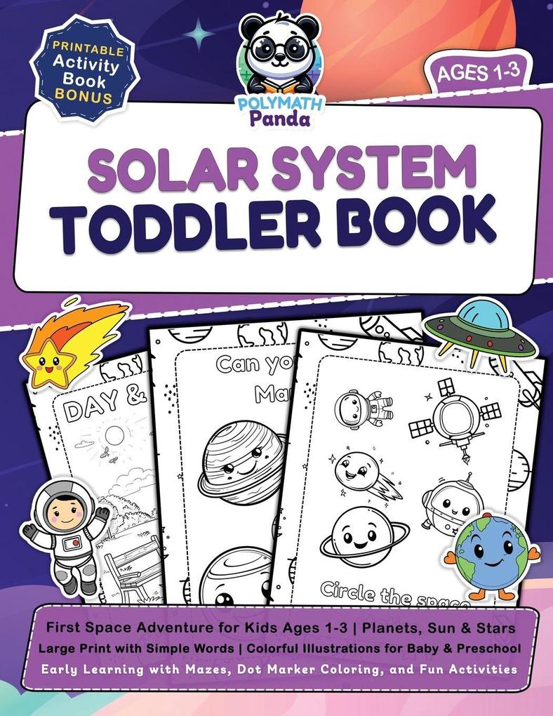 Solar System Toddler Book