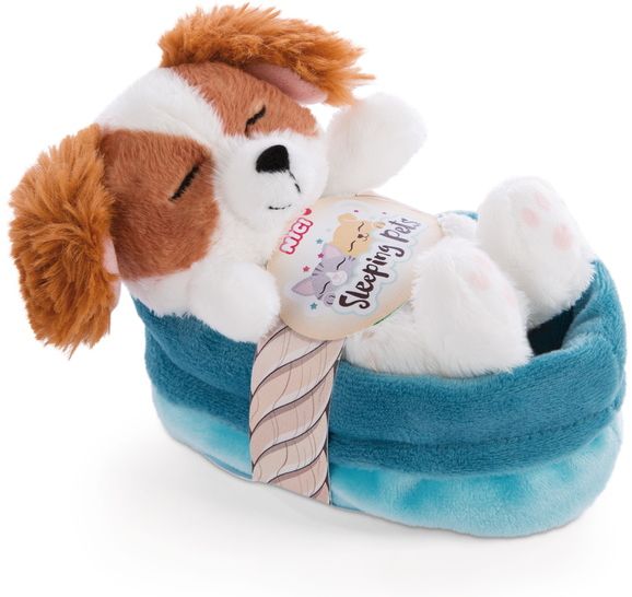 NICI - Sleeping Pets - Welpe Cockerspaniel 12cm im Körbchen
