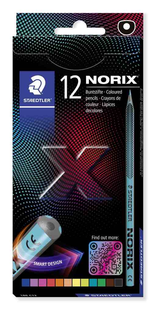 STAEDTLER NORIX® 186 Buntstifte, Mehrfarbig