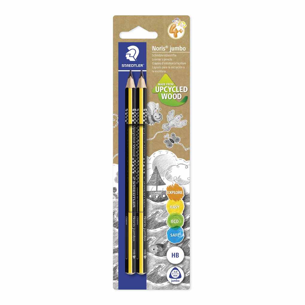 STAEDTLER Noris jumbo 119 Schreiblernbleistift 2 Bleistifte HB 119 BK2 DA