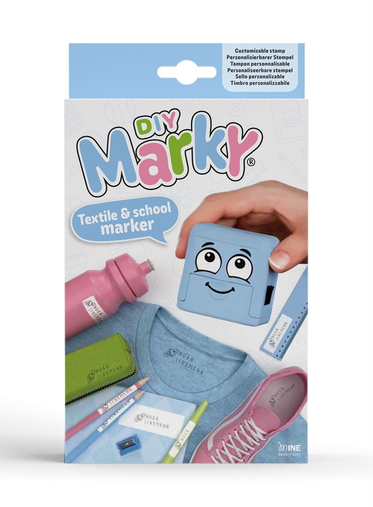 Colop Motivstempel Marky Markier-Set pastell blau