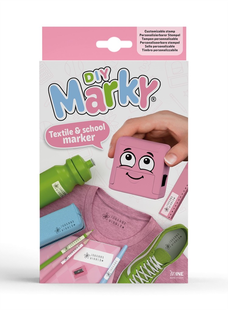 Colop Motivstempel Marky Markier-Set pastell rosa