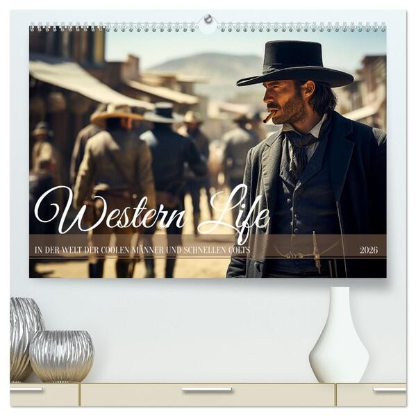 Western Life (hochwertiger Premium Wandkalender 2026 DIN A2 quer) Kunstdruck in Hochglanz