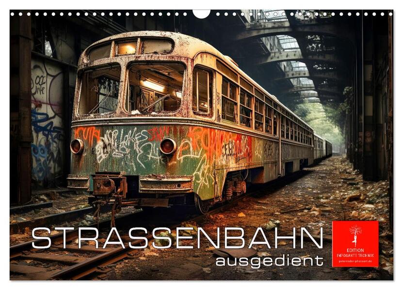 Straßenbahn ausgedient (Wandkalender 2026 DIN A3 quer) CALVENDO Monatskalender