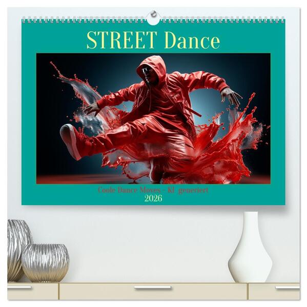 Street Dance (hochwertiger Premium Wandkalender 2026 DIN A2 quer) Kunstdruck in Hochglanz