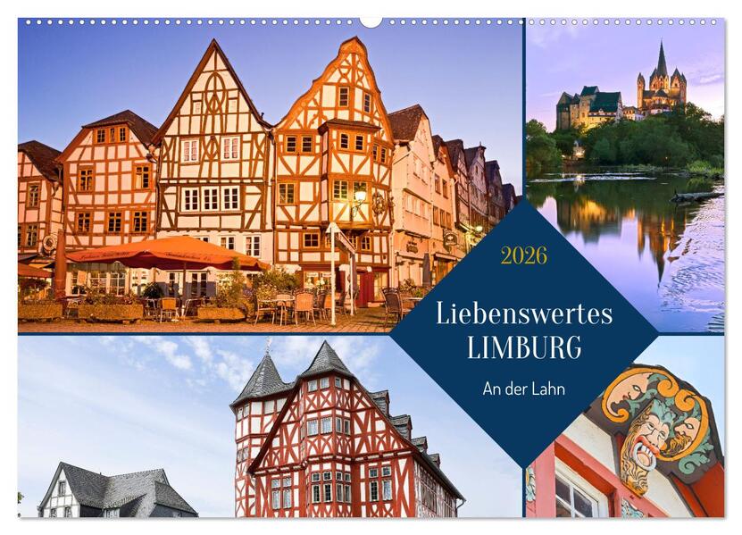 Liebenswertes Limburg (Wandkalender 2026 DIN A2 quer) CALVENDO Monatskalender