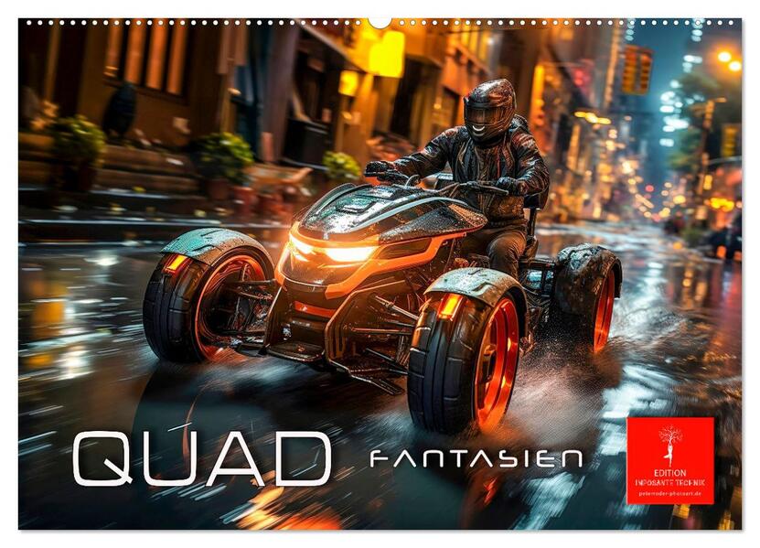 Quad Fantasien (Wandkalender 2026 DIN A2 quer) CALVENDO Monatskalender