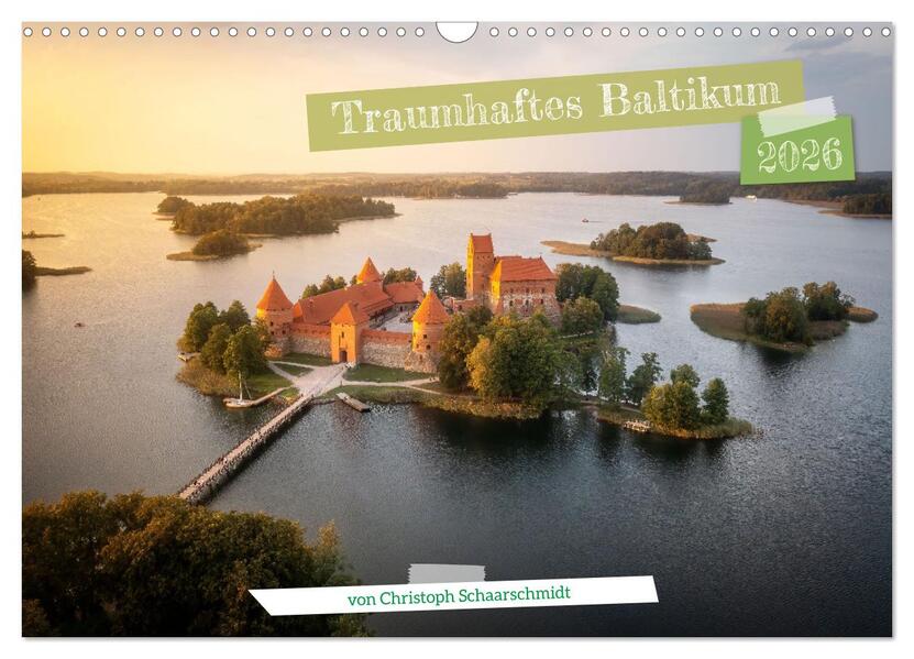 Traumhaftes Baltikum (Wandkalender 2026 DIN A3 quer) CALVENDO Monatskalender