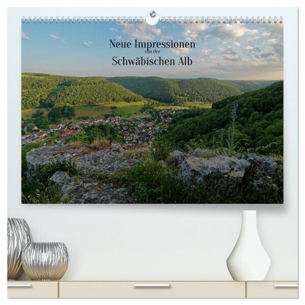 Neue Impressionen von der Schwäbischen Alb (hochwertiger Premium Wandkalender 2026 DIN A2 quer) Kunstdruck in Hochglanz
