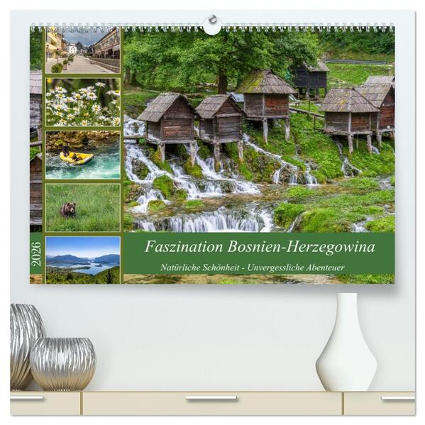 Faszination Bosnien-Herzegowina (hochwertiger Premium Wandkalender 2026 DIN A2 quer) Kunstdruck in Hochglanz