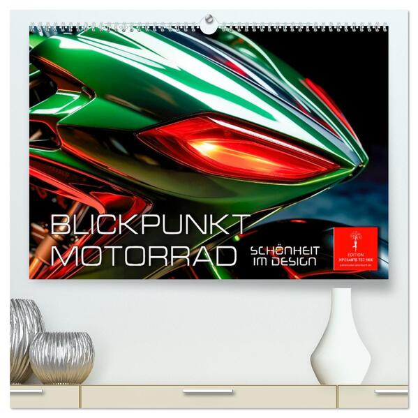Blickpunkt Motorrad Schönheit im Design (hochwertiger Premium Wandkalender 2026 DIN A2 quer) Kunstdruck in Hochglanz
