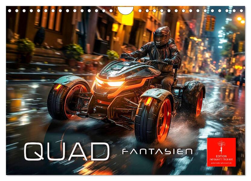 Quad Fantasien (Wandkalender 2026 DIN A4 quer) CALVENDO Monatskalender