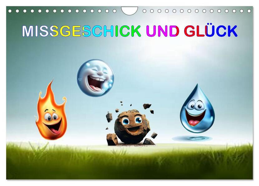 Missgeschick und Glück (Wandkalender 2026 DIN A4 quer) CALVENDO Monatskalender