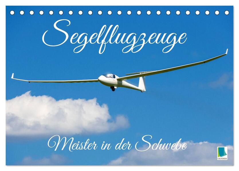 Meister in der Schwebe: Segelflugzeuge (Tischkalender 2026 DIN A5 quer) CALVENDO Monatskalender