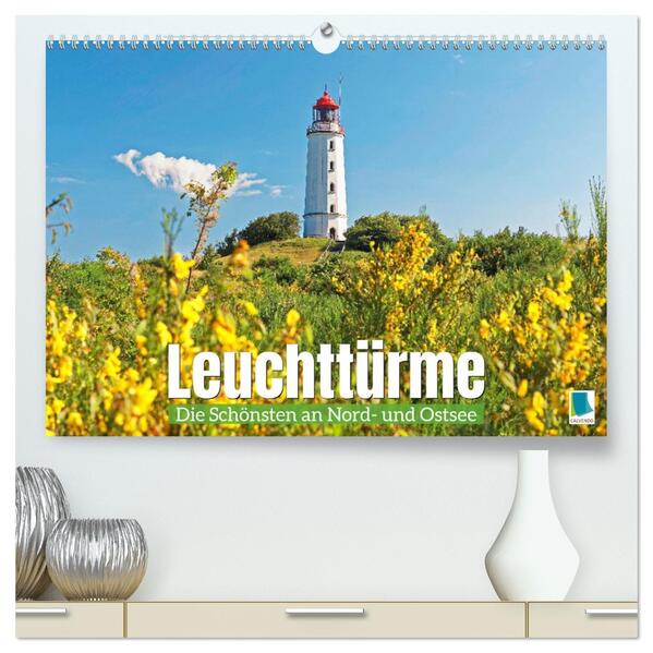 Leuchttürme: Die Schönsten an Nord- und Ostsee (hochwertiger Premium Wandkalender 2026 DIN A2 quer) Kunstdruck in Hochglanz