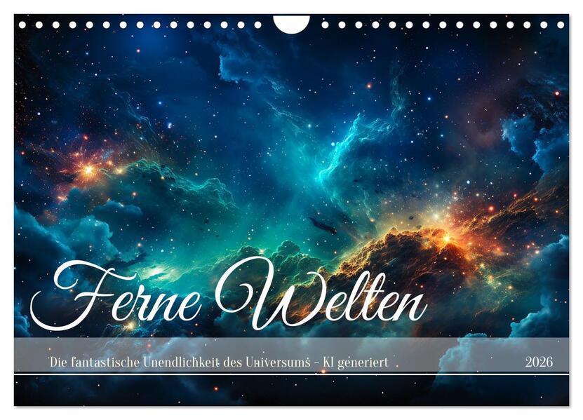 Ferne Welten (Wandkalender 2026 DIN A4 quer) CALVENDO Monatskalender