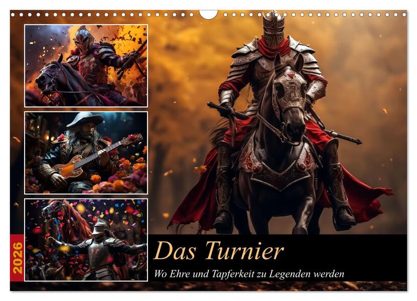 Das Turnier (Wandkalender 2026 DIN A3 quer) CALVENDO Monatskalender