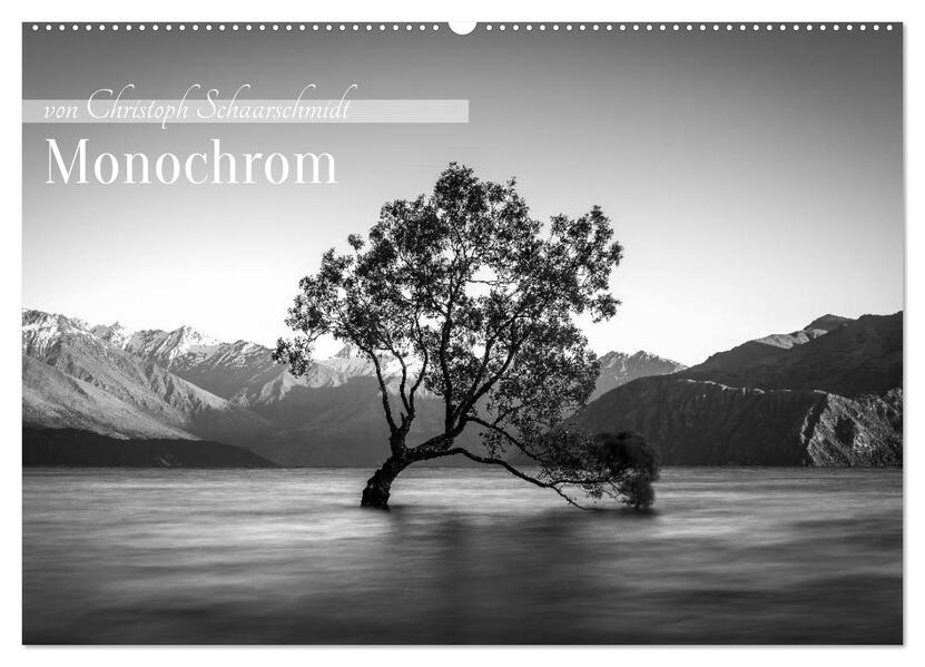Monochrome Wonders (Wandkalender 2026 DIN A2 quer) CALVENDO Monatskalender