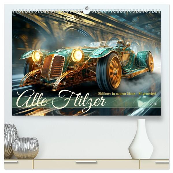 Alte Flitzer (hochwertiger Premium Wandkalender 2026 DIN A2 quer) Kunstdruck in Hochglanz