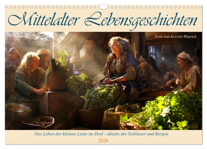 Mittelalter Lebensgeschichten (Wandkalender 2026 DIN A3 quer) CALVENDO Monatskalender