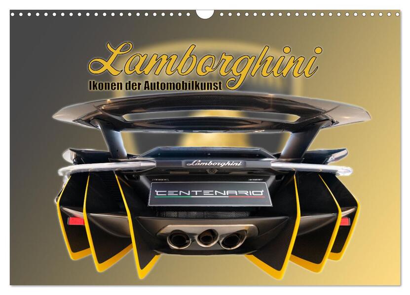 Ikonen der Automobilkunst (Wandkalender 2026 DIN A3 quer) CALVENDO Monatskalender
