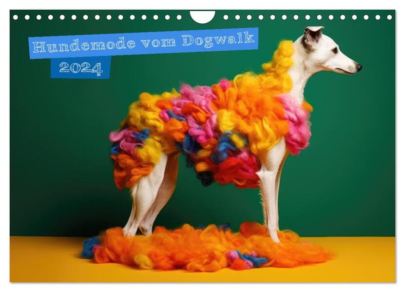 Hundemode vom Dogwalk (Wandkalender 2026 DIN A4 quer) CALVENDO Monatskalender