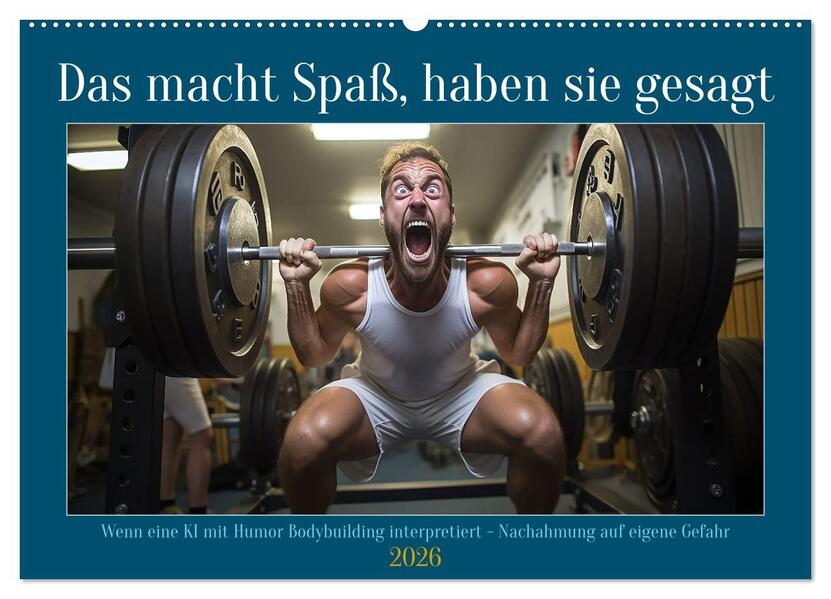 Das macht Spaß haben sie gesagt (Wandkalender 2026 DIN A2 quer) CALVENDO Monatskalender