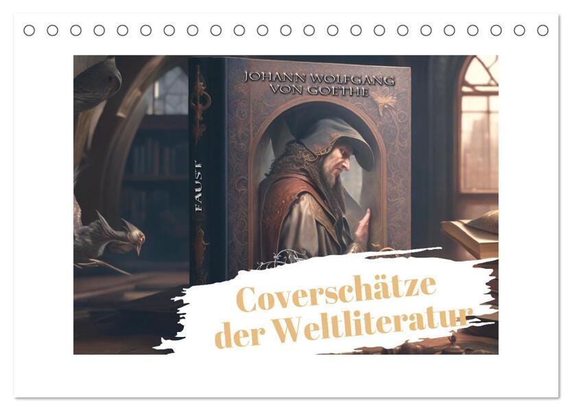 Coverschätze der Weltliteratur (Tischkalender 2026 DIN A5 quer) CALVENDO Monatskalender