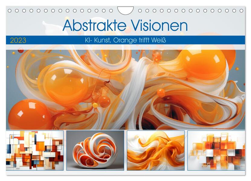 Abstrakte Visionen (Wandkalender 2026 DIN A4 quer) CALVENDO Monatskalender