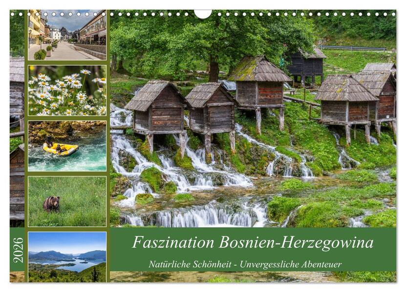 Faszination Bosnien-Herzegowina (Wandkalender 2026 DIN A3 quer) CALVENDO Monatskalender