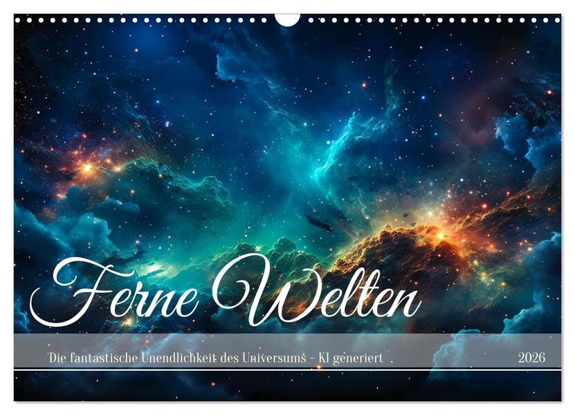Ferne Welten (Wandkalender 2026 DIN A3 quer) CALVENDO Monatskalender