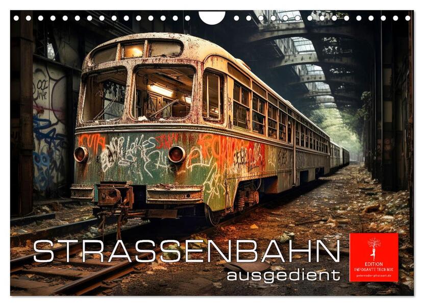 Straßenbahn ausgedient (Wandkalender 2026 DIN A4 quer) CALVENDO Monatskalender
