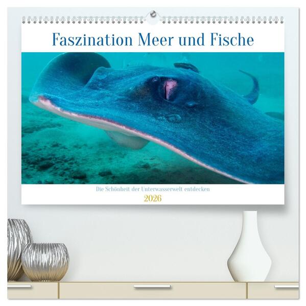 Faszination Meer und Fische (hochwertiger Premium Wandkalender 2026 DIN A2 quer) Kunstdruck in Hochglanz