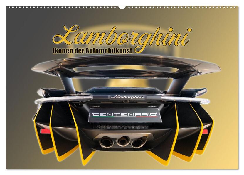 Ikonen der Automobilkunst (Wandkalender 2026 DIN A2 quer) CALVENDO Monatskalender