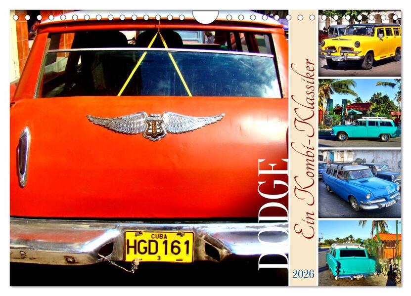 DODGE - Ein Kombi-Klassiker (Wandkalender 2026 DIN A4 quer) CALVENDO Monatskalender