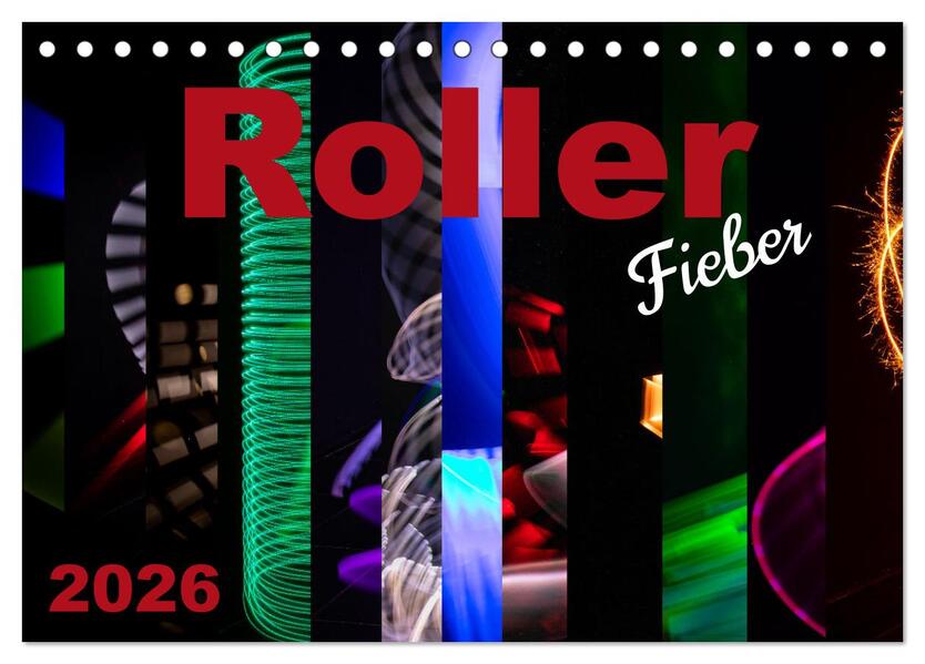 Roller Fieber (Tischkalender 2026 DIN A5 quer) CALVENDO Monatskalender